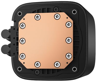 DEEPCOOL vodný chladič LE360 V2 / 3x120 PWM ARGB fan / displej / čierny