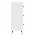 vidaXL Zásuvkový kabinet Biela 66 x 34,5 x 90 cm Kompozitné drevo