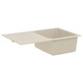vidaXL Drez Béžová 780 x 500 mm 80% Kvárc a 20% Živica