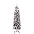 vidaXL Umelý vianočný stromček Zelená 150 cm PVC, oceľ a plast