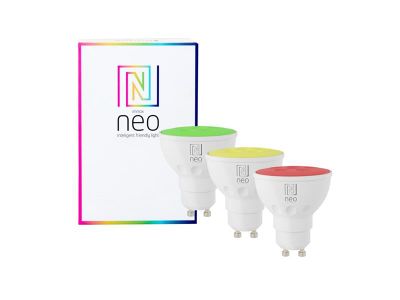 Smart LED žiarovka GU10 6W RGB + CCT IMMAX NEO 07724C WiFi Tuya sada 3ks