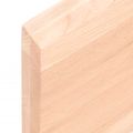 vidaXL Nástenná polica 60x10x4 cm neošetrený dubový masív