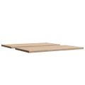 vidaXL Stolové dosky 2 ks 60x30x1,7 cm obdĺžnikové masívna borovica