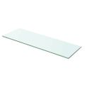 vidaXL Poličky 2 ks panel z priehľadného skla 60x15 cm