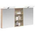 vidaXL Set kabinetov do kúpeľne 3 ks 140 x 14,5 x 70 cm