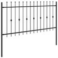 vidaXL Hrotová brána ASTEN 200 x 150 cm Čierna