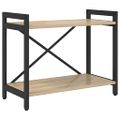 vidaXL Regál na knihy 60 x 30 x 50 cm Kompozitné drevo Sonoma dub