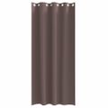 vidaXL Záclony na zatemnenie s krúžkami 2 ks Tmavohnedá 245 x 140 cm