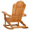 vidaXL Záhradná hojdacia stolička Adirondack tíkový masív