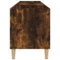vidaXL Skrinka na platne dymový dub 121x38x48 cm kompozitné drevo