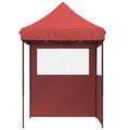 vidaXL Párty stan 200 x 200 x 306 cm Vínovo červená Oxfordská látka