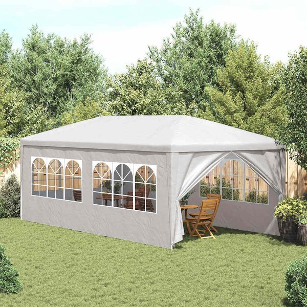 vidaXL Párty stan 3x6 m, biely