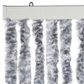 vidaXL Záves proti hmyzu, biely a sivý 56x200 cm, ženilka