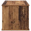vidaXL Mačka Dom Staré drevo 85 x 55 x 50,5 cm Kompozitné drevo