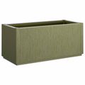 vidaXL Záhradný kvetináč Zelená 80 x 36 x 35 cm PP