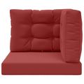 vidaXL Vankúš na vonkajšiu pohovku Polyester vínovo červená 60 x 60 cm