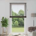 vidaXL Žalúzia Tmavohnedá s Vzorom 213 x 120 cm 25 mm PVC