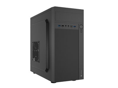 Počítačová skriňa Natec HELIX USB-C/Micro ATX/Čierna