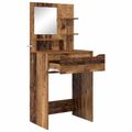 vidaXL Toaletné stolíky do spálne Staré drevo 80 x 39,6 x 135 cm