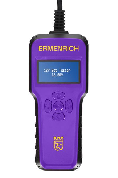 Tester baterií Ermenrich Zing AL40 Fialový
