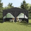 vidaXL Párty stan Antracit 400 x 400 x 266 cm Polyetylén