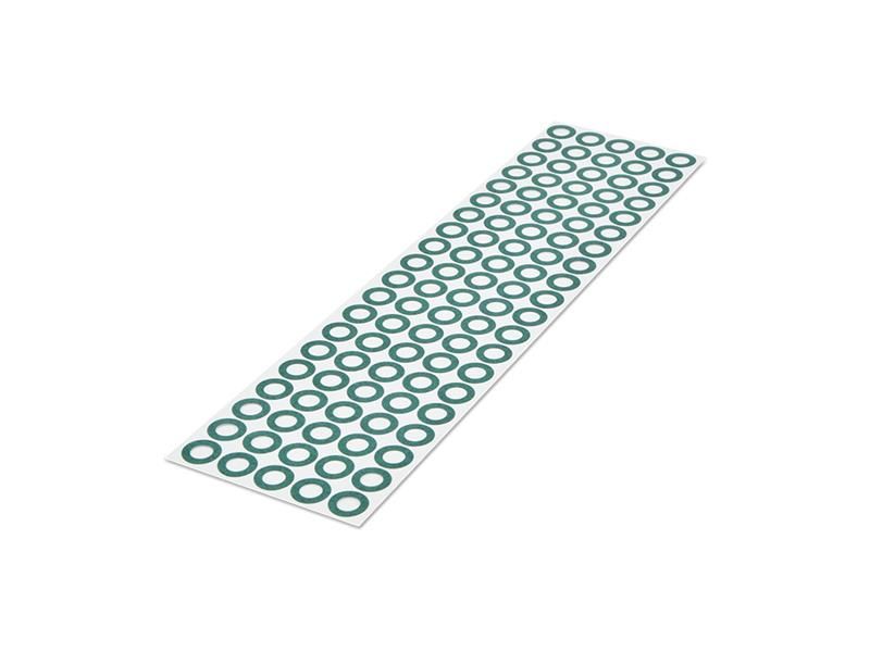 Izolačný papier krúžok pre 1x18650 samolepiaci 100ks