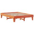 vidaXL Posteľ bez matraca voskovo hnedá 160x200 cm masívna borovica
