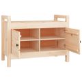 vidaXL Lavička do haly 80x40x60 cm masívne mangovníkové drevo