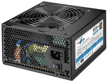 EUROCASE zdroj Eco+ 650W / 80+BRONZE / 12cm fan / PFC ATX 20/24pin / 6x SATA Zdroj, ATX, 650W, pasívny PFC, 120mm ventilátor, 6× SATA, 80PLUS Bronze