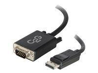 DP to VGA - Black - Kábel DisplayPort - DisplayPort (M) do HD-15 (VGA) (M) - 1 m - čierna