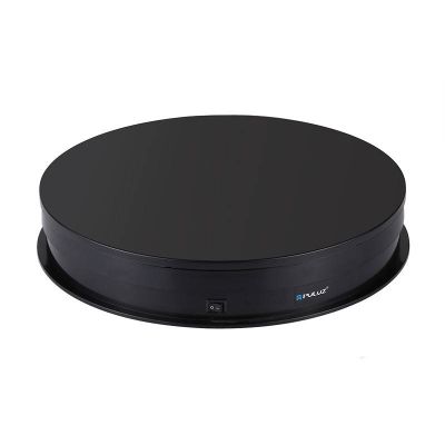 Elektrický otočný stojan Puluz 30 cm USB (čierny)