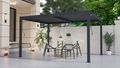 Bioklimatická pergola G21 Austin 4x3 m, antracitová hliníková
