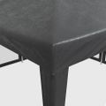 vidaXL Párty stan s 8 sieťkovanými bočnými stenami antracit 4x4 m HDPE
