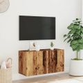 vidaXL TV skrinka nástenná staré drevo 80x30x41 cm