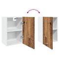 vidaXL Závesná skrinka “Lyon” Old Wood 40x31x60 cm Engineered Wood