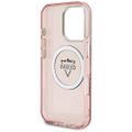 Guess Hardcase MagSafe IML Metal Mountain Logo Case for iPhone 16 Pro 6,3" Pink