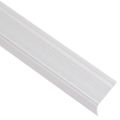 vidaXL Schodové lišty v tvare L 15 ks, hliník 90 cm, strieborné