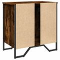 vidaXL Skrinka na umývadlo dymový dub 60x35x60 cm kompozitné drevo