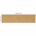 vidaXL Kusové koberce Prírodná 80 x 400 cm Juta