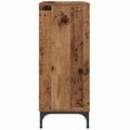 vidaXL Servírovacia skriňa Staré drevo 69,5 x 33 x 82 cm