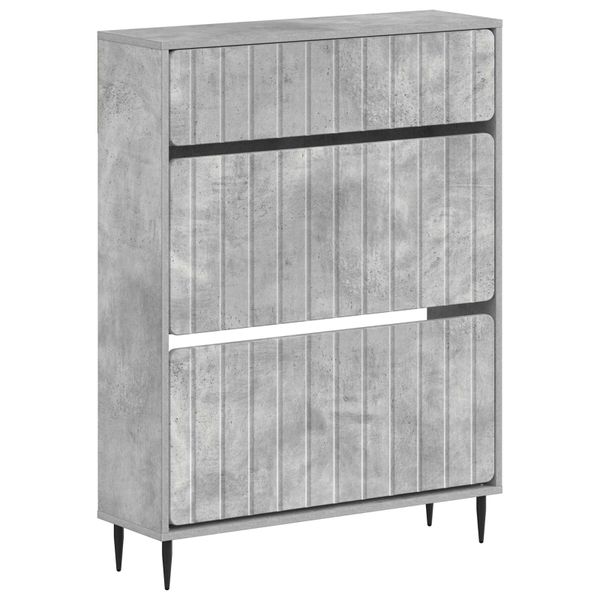 vidaXL Skriňa na topánky ZWOLLE 78 x 24 x 103 cm Kompozitné drevo