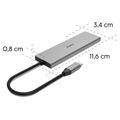 HAMA Hub, USB-C Dokovacia stanica, PD 100W