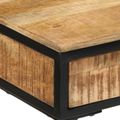 vidaXL Toaletný stolík Hnedá 100 x 40 x 120 cm Mangový masív
