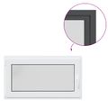 vidaXL Otočné a sklopné okno do suterénu RISOR 110 x 70 cm PVC a sklo