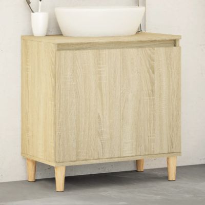 vidaXL Umývadlová skrinka dub sonoma 58x33x60 cm kompozitné drevo