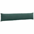 vidaXL Vankúše na pohovku 2 pcs Tmavozelená 200 x 40 cm