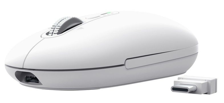 Trust Seron Slim/Kancelárska/Optická/3 200 DPI/USB+BT/Biela