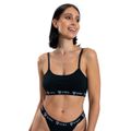 Podprsenka String Bralette Black - STRIX, veľkosť XL, veľkosť oblečenia XL