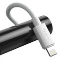 Baseus Simple Wisdom Súprava dátového kábla USB-C na Lightning PD 20W (2 ks/sada) 1,5 m biela