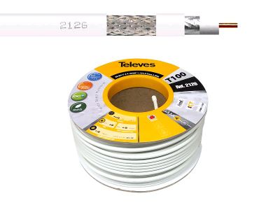 Kábel koaxiálny Televes T-100 Cu 2126 / 100m / 6,6 mm